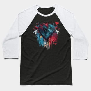 Abstract heart Baseball T-Shirt